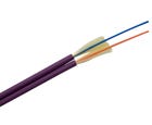 MSS Fibre 2 Core Singlemode Duplex Cord Purple LSZH Jacketed Cable